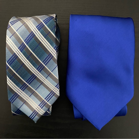 Lot of 8 Ties Silk Microfiber Polyester - Picture 3 of 5